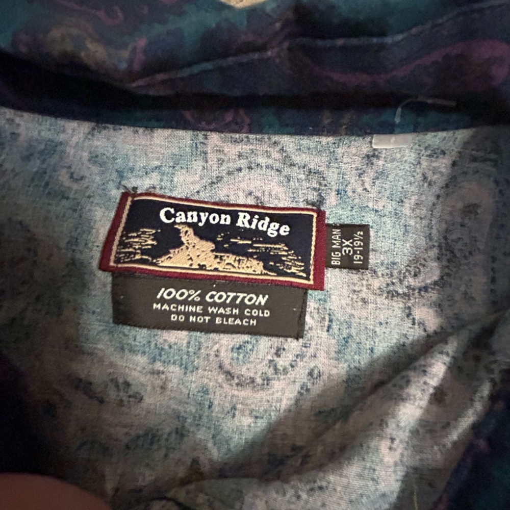 Patterned Button Down - Picture 2 of 4